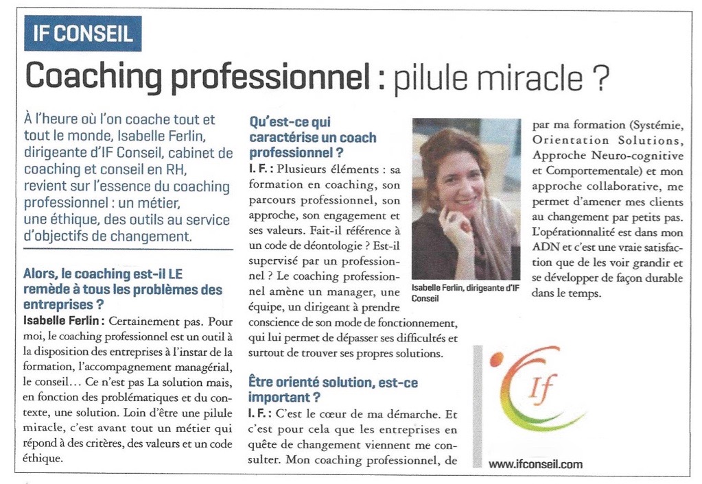 Cabinet If : Coaching au Luxembourg